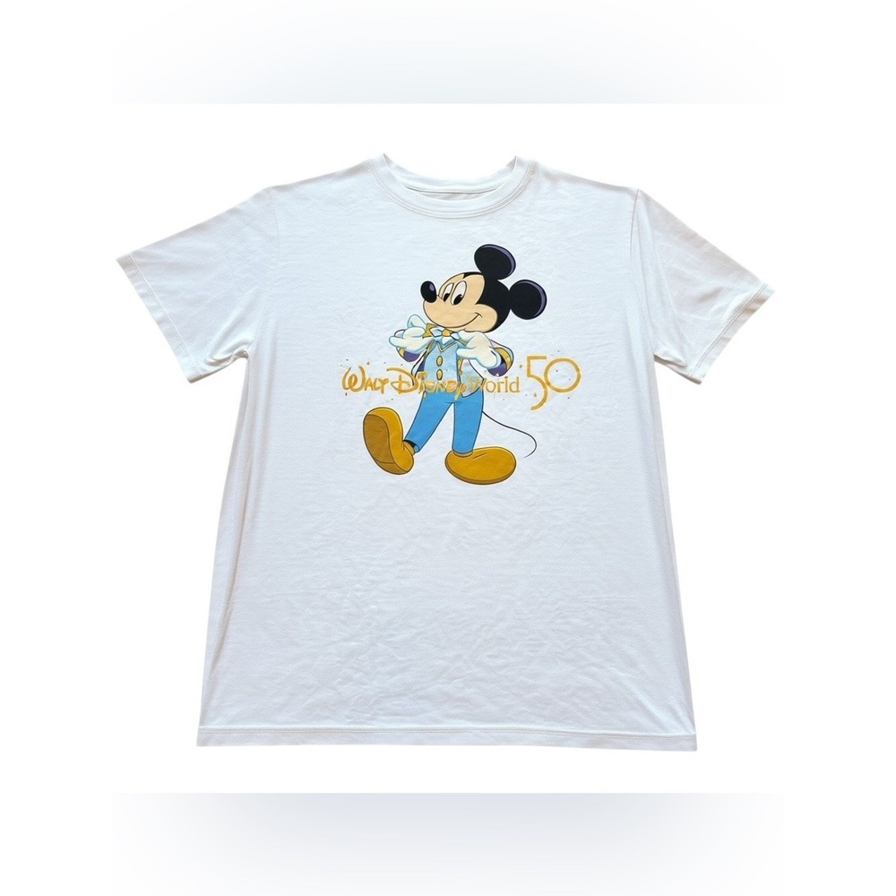 Nostalgia Kidcore Disney Parks Walt Disney World 50th Anniversary Mickey Shirt M
